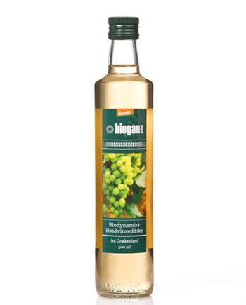 Økologisk Hvidvinseddike fra Biogan - 500 ml Kvalitet!