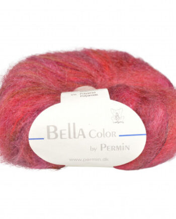 Permin Bella Mohair Garn i Rødvin - Fantastisk Tilbud!