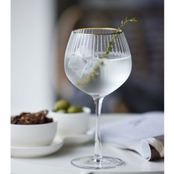 Lyngby Palermo Gin & Tonic Glas i Guld – Elegant Stil