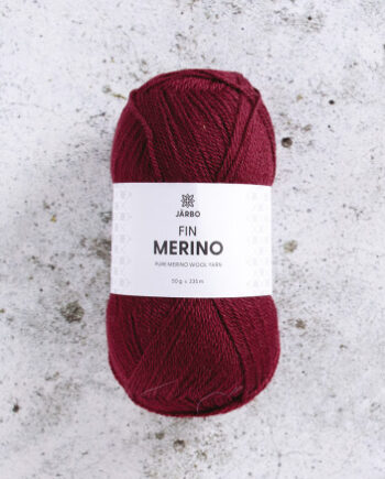 Jarbo Fine Merino Garn 324 Rødvin - Svarta Fåret Wineforyou  - 7391724303243