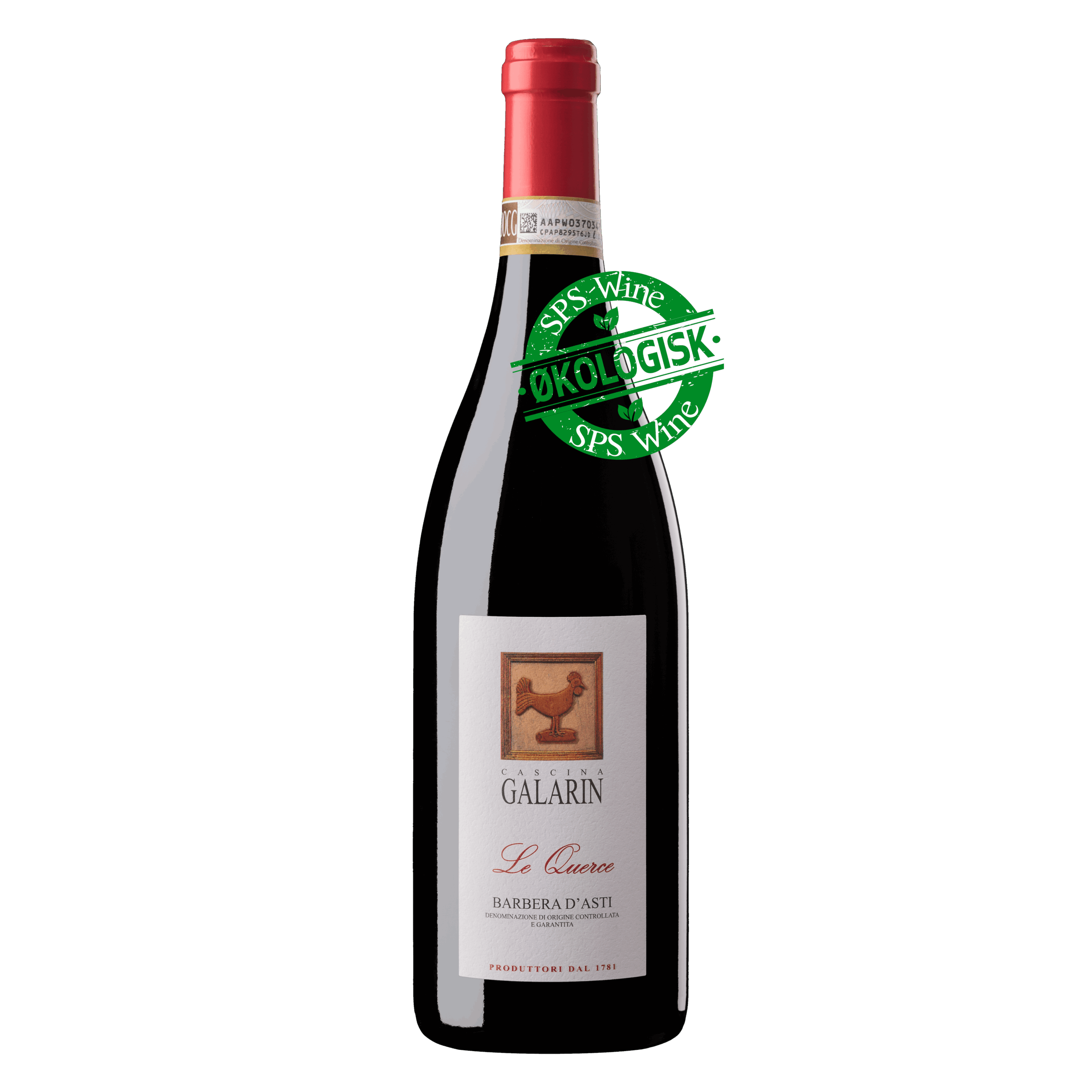 Galarin Barbera Ampaposasti Querce Økologisk Rødvin 2023 Piemonte Italien - Wineforyou