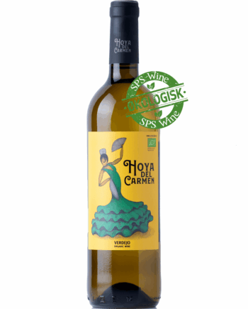 Hvid Hoya Del Carmen Verdejo Vin økologisk Vegansk Manchuelo Spanien - Wineforyou