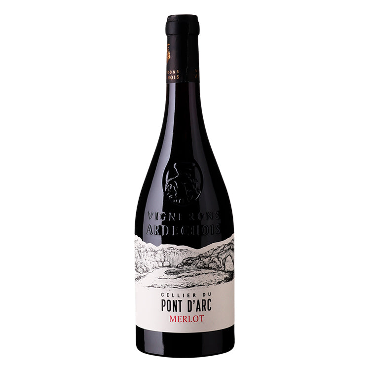 Rødvin Cellier Pont Arc Merlot Frankrig - Wineforyou